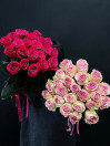 Букет 25 роз Эквадор PREMIUM PINK