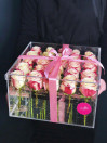 Crystal Box 25 роз "Sweetness"
