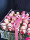 Crystal Box 25 роз "Sweetness"
