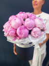 Композиция из 19 пионов