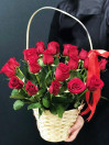 Корзина из 25 роз